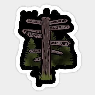 Which way!? Sticker